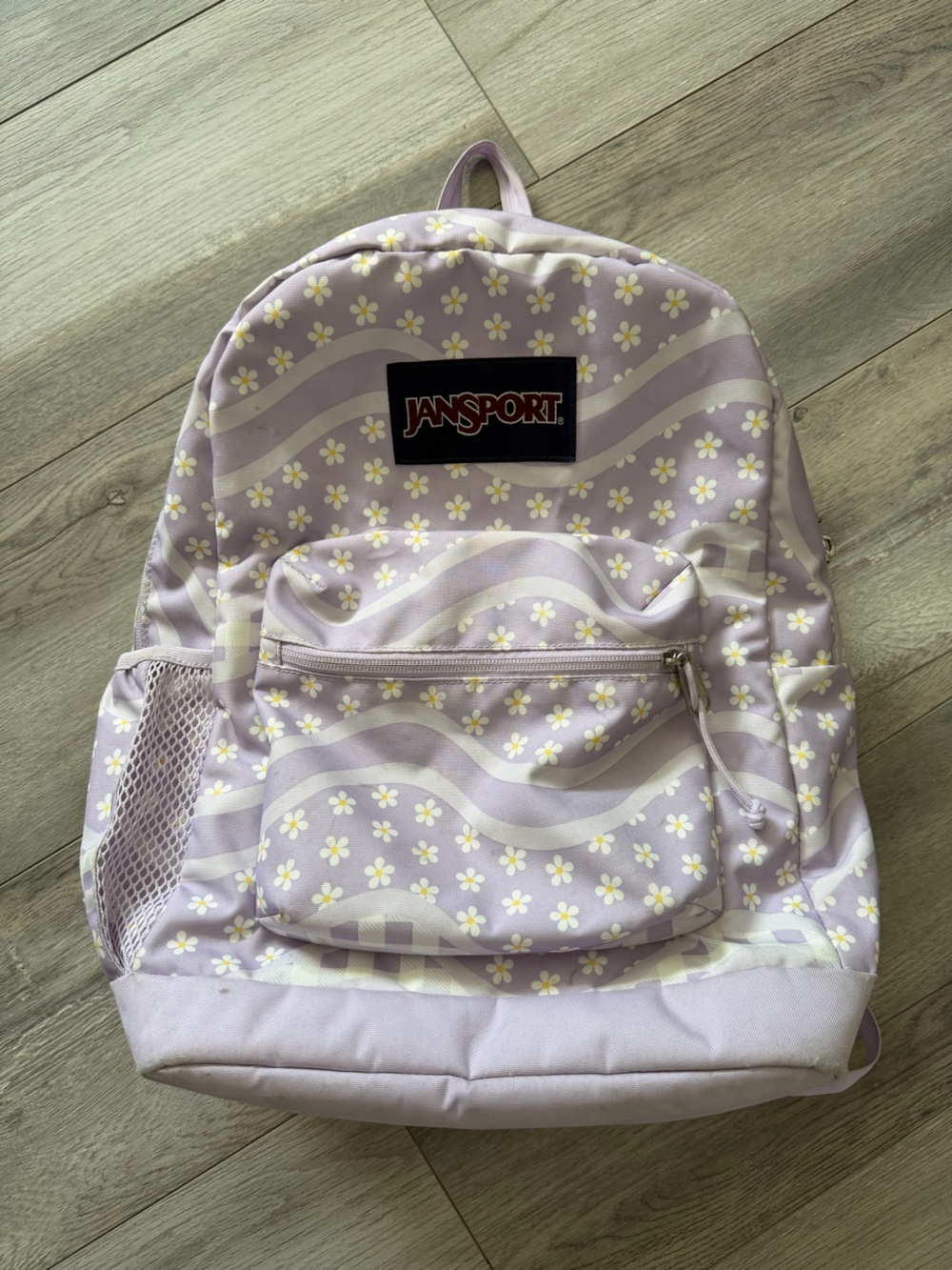 JanSport Lilac Daisy Print Backpack